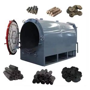 เครื่องอบถ่านกัมมันต์ขี้เลื่อยแนวนอนกะลามะพร้าวประหยัดพลังงาน - Product Image 1