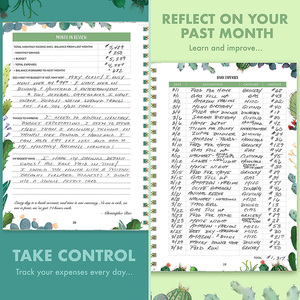 定制A5螺旋每周预算账簿计划员议程财务费用跟踪器笔记本 - Product Image 2