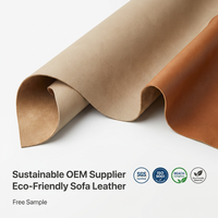 Cuir PU respirant, doux et imperméable pour revêtement de canapé et de siège de voiture |   Tissu d'ameublement synthétique écologique durable pour vêtements et ballons de football (OEM)