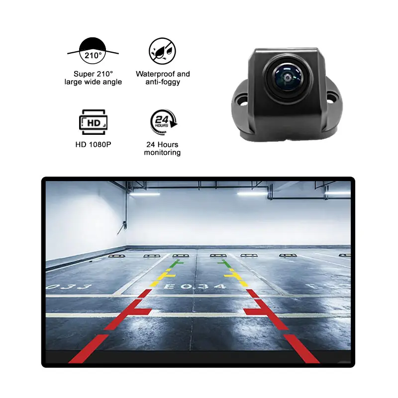 360 derece güvenlik kameraları kablosuz açık ters wifi araba dvr'ı kamera sistemi