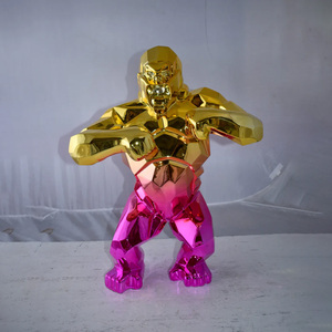 Estatua King <span class=keywords><strong>Kong</strong></span> de resina de color púrpura o personalizado textil moderno-Arte y coleccionable - Product Image 5