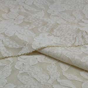 उच्च अंत डिजाइन के लिए जटिल पुष्प-पैटर्न नायलॉन फीता कपड़े, 92% नायलॉन 8% स्पैन्डेक्स - Product Image 4