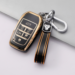 Coque de protection pour <span class=keywords><strong>clé</strong></span> de voiture en TPU souple de qualité supérieure pour Toyota SIENNA Granvia highlander Alphard CROWN VELLFIRE porte-clés porte-clés sac - Product Image 2
