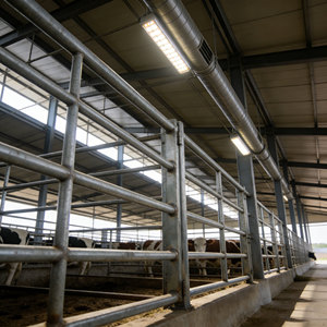 Casa Prefabricada, Estructura de Acero de Gran Envergadura para Uso Agrícola, Establos para Ganado Lechero - Product Image 1