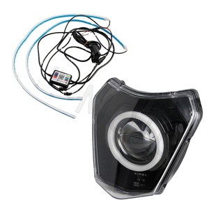 YHMOTO Bande lumineuse LED RGBW RGB pour phare et éclairage de selle universel pour moto - Product Image 1