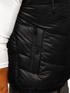 Gilet d'hiver formel personnalisé <span class=keywords><strong>de</strong></span> style libre, <span class=keywords><strong>veste</strong></span> <span class=keywords><strong>sans</strong></span> manches coupe-vent <span class=keywords><strong>de</strong></span> haute qualité pour hommes, pour costumes - Product Image 3