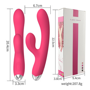 Оптовый вибратор-кролик для взрослых с двойным G-точечным воздействием, высокочастотный, с подогревом, силиконовый, водонепроницаемый, для женской мастурбации - Product Image 1