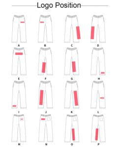 Pantalon de jogging rayé streetwear 500 g/m² sur mesure, coupe large, en molleton bouclette, style oversize et baggy, fabriqué par un fabricant - Product Image 6