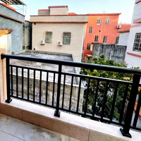 Vente en gros d'usine, garde-corps d'escalier moderne en acier inoxydable et en aluminium, villa, jardin, terrasse, balcon, résistant à la rouille, installation facile