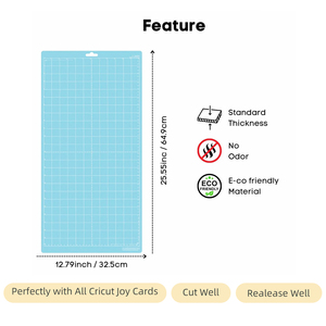 Alfombrilla de corte de silueta con logotipo personalizado Diylobby 12x24, alfombrilla de corte duradera antideslizante de PVC para Cricut Explore <span class=keywords><strong>Silhouette</strong></span> <span class=keywords><strong>Cameo</strong></span> 4 - Product Image 3