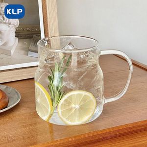 Tazza <span class=keywords><strong>da</strong></span> Caffè Personalizzata <span class=keywords><strong>in</strong></span> <span class=keywords><strong>Vetro</strong></span> <span class=keywords><strong>Borosilicato</strong></span> Resistente al Calore con Manico per Succo e Caffè - Product Image 3