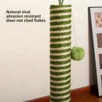 Arbre à chat moderne transfrontalier en sisal, griffoir et structure d'escalade, 100 cm, ne laisse pas de miettes, 3,25 kg, modèle carton MP40, pour intérieur