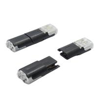 Connecteur de fil à raccordement rapide D2 sans outil, sans dénudage, sans soudure, enfichable, réutilisable, connecteur de terminal électrique pour LED