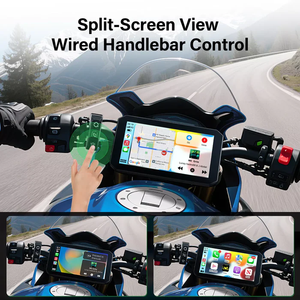 Aoocci BX 5.5" <strong>Motorcycle</strong> GPS Carplay With Blind Spot Detection <strong>Radar</strong> Dual Camera 1080P for Safety Riding - Product Image 6
