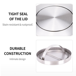 Kích Thước Đầy Đủ 6L 12L 18L 25L 35L 50L 70L <span class=keywords><strong>90L</strong></span> Chất Lượng Cao Thép Không Gỉ Văn Phòng Khách Sạn Ngoài Trời Đu Hàng Đầu Thương Mại Thùng Rác <span class=keywords><strong>Bin</strong></span> - Product Image 6