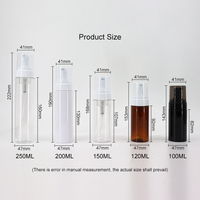 Vente chaude Couleur Personnalisée En Gros 100ml 120ml 150ml Visage Mains Corps Lavage Savon Liquide Emballage Mousse Pompe PET Bouteilles En Plastique