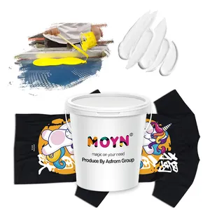 MOYN Water Based Silk Screen T-Shirt Knit Shoes Upper Printing Ink Textile Rubber Paste For Eco-Friendly Color Fastness