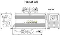 Chargeur de batterie pour vélo électrique UY360 36V 8A 48V 60V 72V Lithium-ion BMS