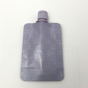 Color <b>Printing</b> Heat Seal Bag Leak Proof <b>Design</b> With Nozzle <b>Packaging</b> Stand Up Pouch For Face Cream Shampoo Skin Care - Product Image 1