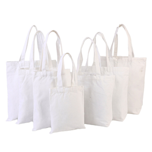 Vente en gros de sacs fourre-tout pliables sacs à provisions en toile sac cadeau recyclable impression de lettres sacs en toile personnalisés pour cadeau - Product Image 6