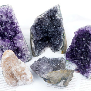 Preço baixo New Arrivals Energy <span class=keywords><strong>Crystal</strong></span> <span class=keywords><strong>Amethyst</strong></span> Cluster Craft para a decoração Home - Product Image 3