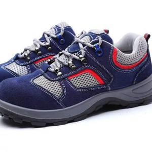 <b>Men's</b> Safety <b>Shoes</b> Steel Toe Anti-Smash Anti-Puncture Breathable <b>Work</b> Boots Low-Top Black - Product Image 2