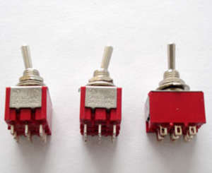 สวิตช์โยก KN4A-302 แบบ 3 ขั้ว 2 ทาง 9 ขา 2 ตำแหน่ง ติดตั้งบนแผง - Product Image 3