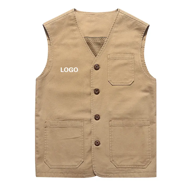 Men's Leisure Customization Volunteer Vest Male Advertisement High quality Vest
