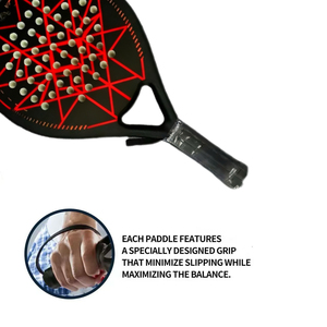 Raqueta de Pádel Qingyu Sport de Primera Calidad, Diseño OEM de Alta Gama, Raqueta de Tenis de Pádel Profesional Personalizada, Palas de Pádel - Product Image 4
