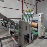 Máquina troqueladora rotativa corrugada para papel con rebobinadora de torreta