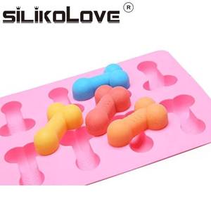 Moule à chocolat en silicone antiadhésif sans BPA, en forme de mini-pénis, 8 cavités, fabriqué par MUYULINS Factory, conforme aux normes LFGB et au platine - Product Image 5