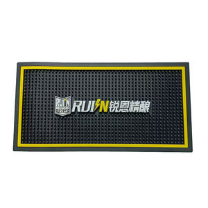 Custom <b>Silicone</b> PVC Bar Runner Rubber Pub <b>Mat</b> Beer Spill Pad Rail <b>Mat</b> Drip Tray Non Slip Counter <b>Mat</b> Table Coaster Placemat Pad - Product Image 1