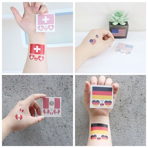 ワールドカップ<span class=keywords><strong>2026</strong></span>サッカータトゥーステッカー高品質カスタム漫画粘着紙フェイスタトゥーファン応援旗用 - Product Image 2