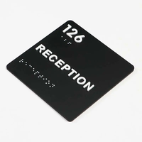 Signalisation tactile commerciale en braille conforme à la norme ADA