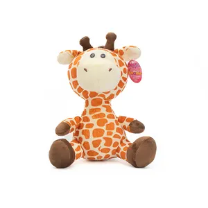 Delizioso giocattolo di peluche giraffa compagno curativo materiale di alta qualità e servizio di peluche cervo giocattolo