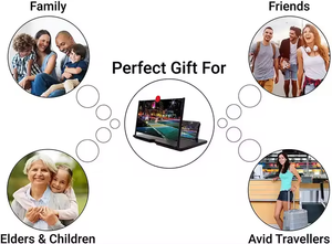 Support d'Amplification d'Écran de Téléphone Portable en <span class=keywords><strong>Acrylique</strong></span> 3D HD Portable de 14 Pouces, Support Pliable pour Utilisation sur Bureau, pour Films, Vidéos et Jeux - Product Image 5