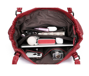 Bolsos de Mano de Cuero Genuino para Mujer, Bolsos de Hombro de Gran Capacidad, Diseño de Moda, Personalizados, Venta al Por Mayor de Fábrica - Product Image 4