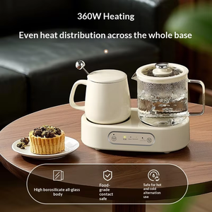 Mini-marmite électrique de santé, chauffe-tasses double, bouilloire à thé à température constante, portable, idéal pour le bureau ou comme cadeau - Product Image 4