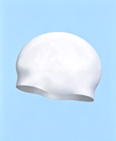 Bonnet de bain en silicone écologique et imperméable avec logo personnalisé pour hommes et femmes, couvre les oreilles, pour cheveux longs/courts, utilisation en plongée