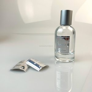 High Quality Metal <b>Label</b> Custom Private Logo Sticker Embossed Printing Candle Perfume Bottle <b>Label</b> for <b>Gift</b> & Perfume & Cosmetic - Product Image 4