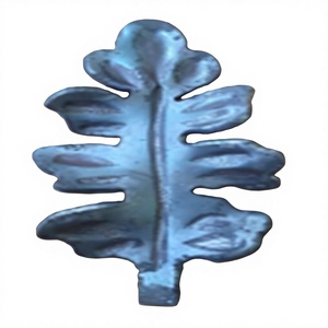 Valla y Puerta de Hierro Forjado Moderno, Diseño Intrincado de Flores y Hojas, Resistente a la Oxidación, Duradera y Fácil de Montar - Product Image 1