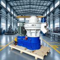 Machine à granulés de bois, processeur spécial pour coques de riz, réutilisation des résidus agricoles, OEM CE pour l'industrie auxiliaire de la transformation des céréales