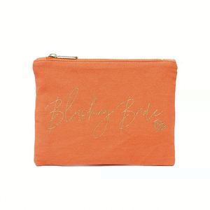 Petite trousse de maquillage en toile de coton avec fermeture éclair, couleur PET personnalisable, pour voyage, sublimation, style féminin, logo inclus - Product Image 5