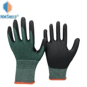 NMSHIELD Foam <strong>Nitrile</strong> <strong>Glove</strong> Manufacturers ANSI Cut Resistant <strong>Gloves</strong> Level 5 Safety <strong>Gloves</strong> Construction - Product Image 5