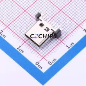 MC-330ZC-H100 USB Connector Through hole Component (THT) Connector Type-C USB 3.1 Female Through Hole - Product Image 1