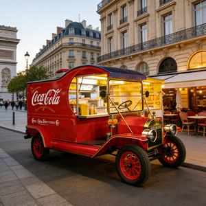 Camion de restauration vintage électrique, chariot de restauration mobile pour la promotion <span class=keywords><strong>Coca</strong></span>-<span class=keywords><strong>Cola</strong></span>, certifié CE, usine OEM - Product Image 6