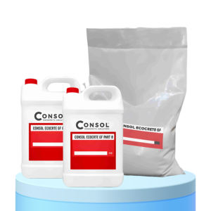 Consol EcoCrete GF Plancher en polyuréthane à trois composants et liquide de construction pour l'application de brosse de revêtement de surface semi-brillante - Product Image 1