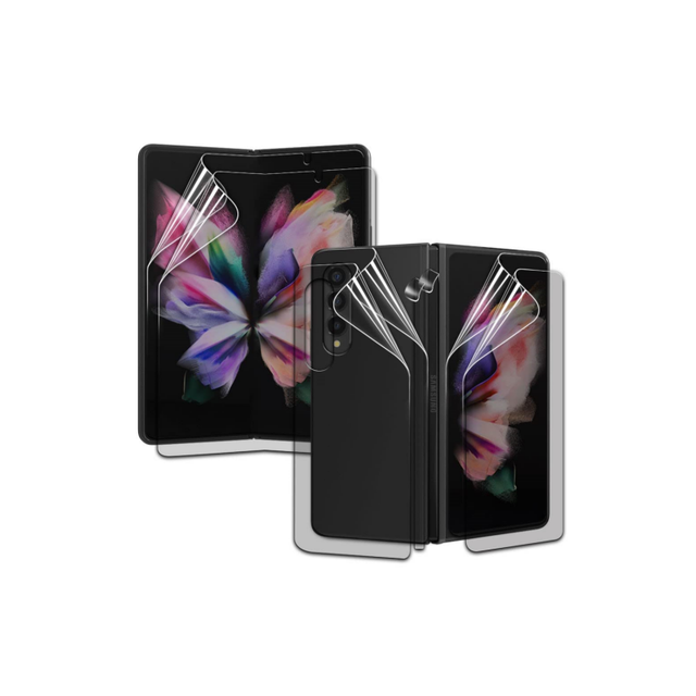 HD Clear High Transparent Screen Protector Compatible for Samsung Galaxy Z Fold 3 4 5 Clear TPU Anti-Bubble Soft Film