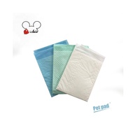 Vente chaude de sous-tapis jetables pour animaux de compagnie, sous-tapis imperméable pour animaux de compagnie, tapis absorbant pour urine