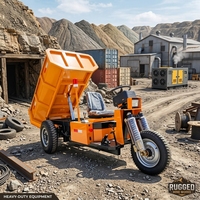Sinman ZL300E 3-Tonnen Elektrischer Handwagen Kleiner Flachbett-LKW Abnehmbarer Sitz Transportwagen für Landwirtschaft und Pumpenbetrieb